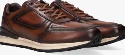 cognac greve lage sneakers podium 7258