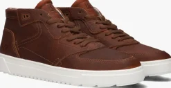 cognac hub hoge sneakers nevada