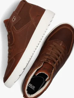cognac hub hoge sneakers nevada