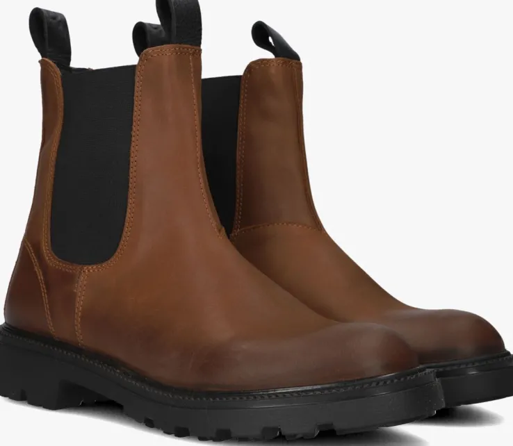 cognac inuovo chelsea boots a63004
