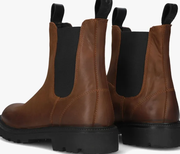 cognac inuovo chelsea boots a63004