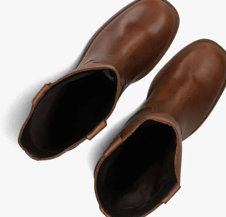 cognac inuovo hoge laarzen a01004