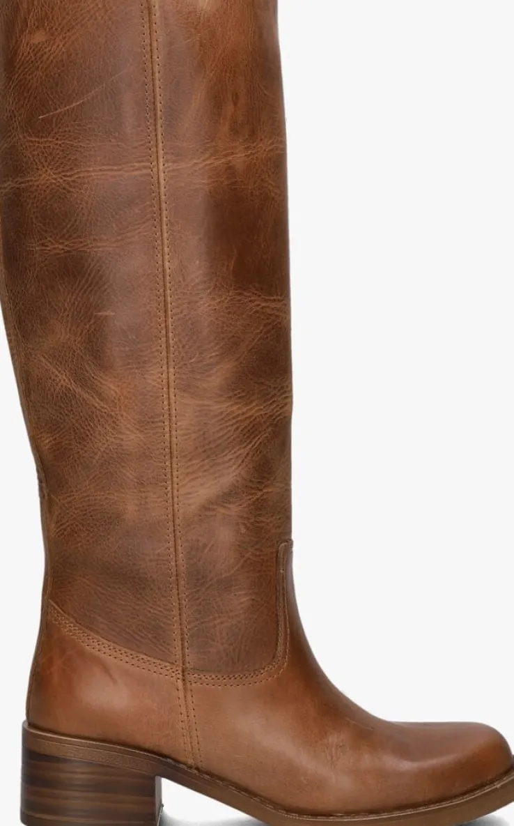 cognac inuovo hoge laarzen a01006