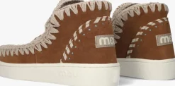 cognac mou hoge sneakers eskimo sneaker