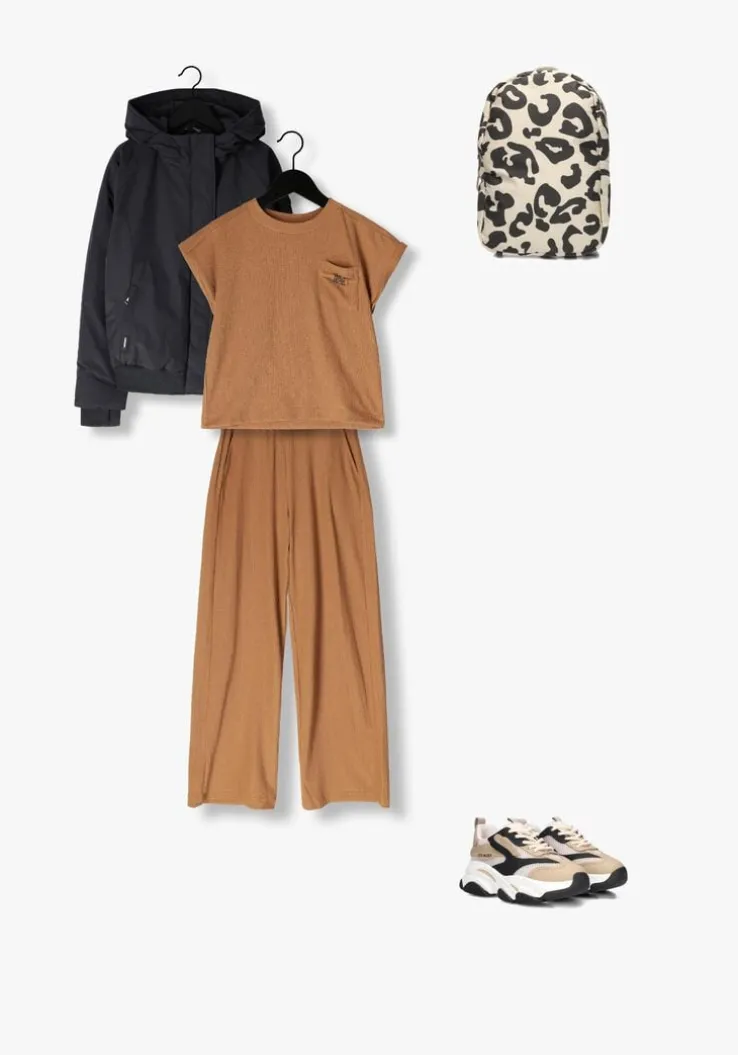 cognac nik & nik pantalon aalicia pant