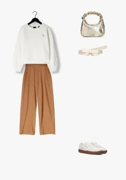 cognac nik & nik pantalon aalicia pant