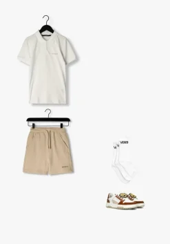 cognac nubikk lage sneakers basket court jr