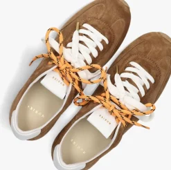 cognac nubikk lage sneakers billy lou
