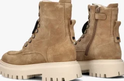 cognac nubikk veterboots fae bobbi fur jr