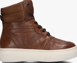 cognac omoda hoge sneakers k001043