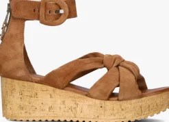 cognac omoda sandalen 722028