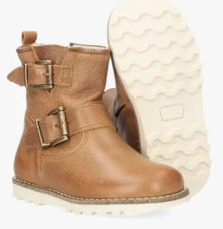 cognac pinocchio biker boots p2124