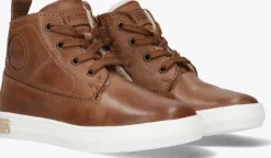 cognac pinocchio hoge sneakers p2851