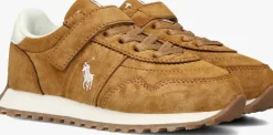 cognac polo ralph lauren lage sneakers train 89 pp ps