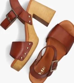 cognac red-rag sandalen 79568