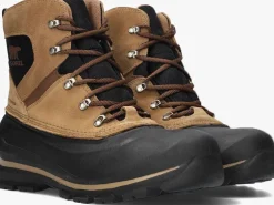 cognac sorel veterboots buxton lace wp