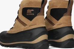 cognac sorel veterboots buxton lace wp