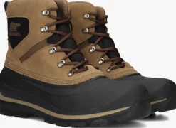 cognac sorel veterboots buxton lace wp