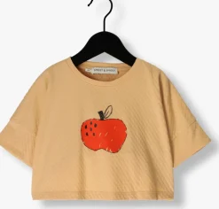cognac sproet & sprout t-shirt cropped t-shirt apple