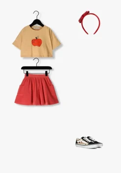 cognac sproet & sprout t-shirt cropped t-shirt apple