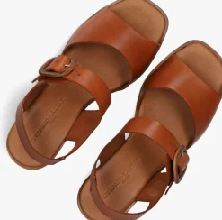 cognac stefano lauran sandalen met hak 930