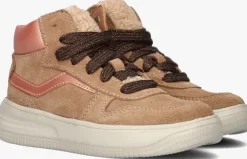 cognac ton & ton hoge sneakers swann