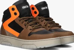 cognac ton & ton hoge sneakers ilvar