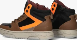 cognac ton & ton hoge sneakers ilvar