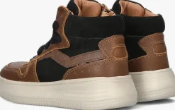 cognac ton & ton hoge sneakers olle