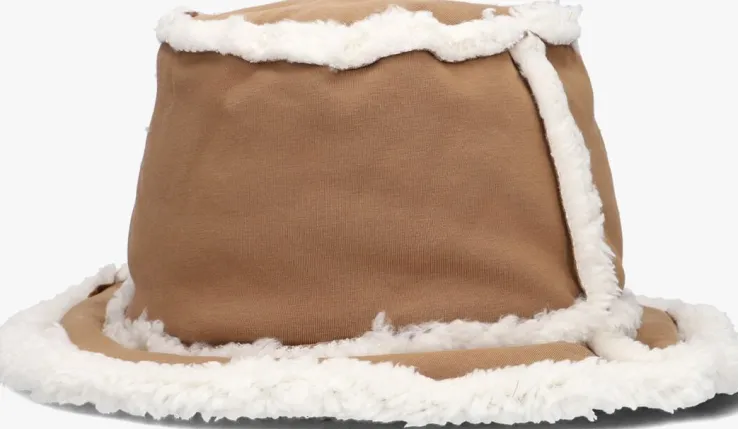 cognac ugg hoed bonded fleece bucket hat