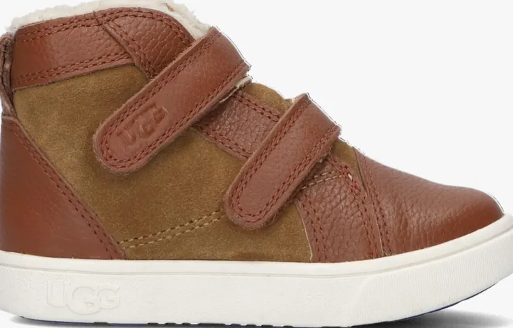 cognac ugg hoge sneakers rennon ii