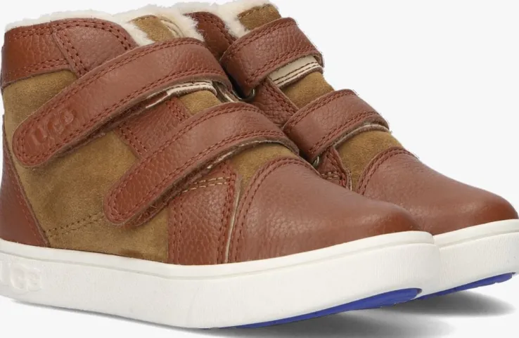 cognac ugg hoge sneakers rennon ii