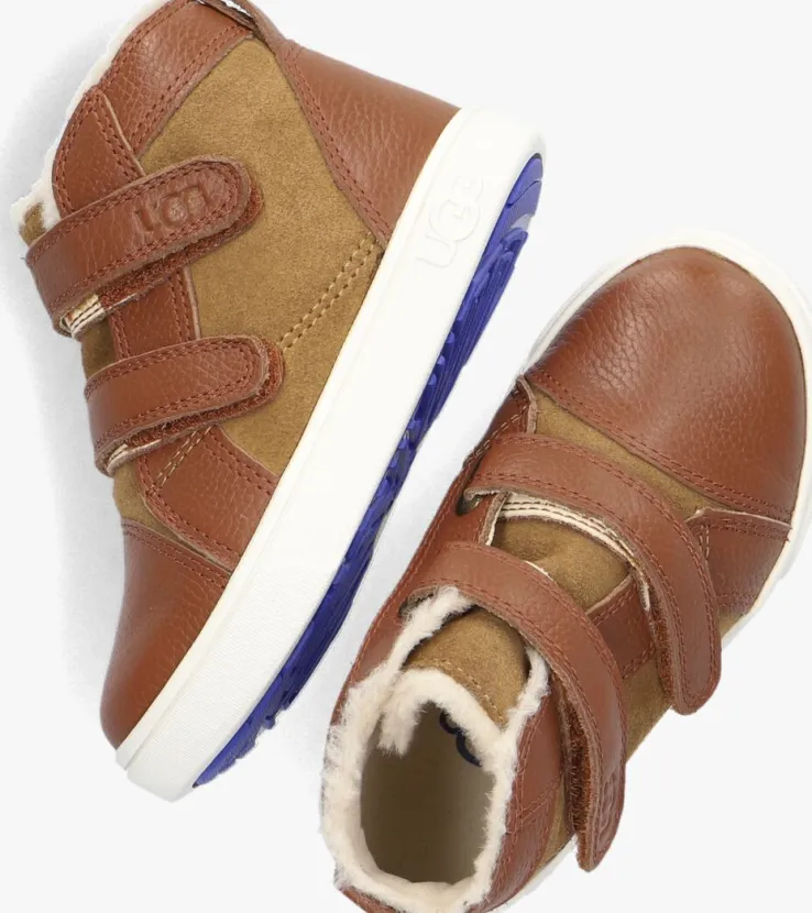 cognac ugg hoge sneakers rennon ii