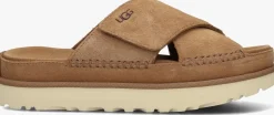 cognac ugg slippers w goldenstar cross slide