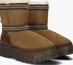 cognac ugg vachtlaarzen classic mini trailgazer