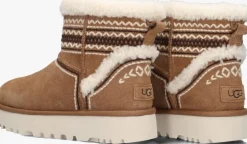 cognac ugg vachtlaarzen classic mini atherson