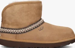 cognac ugg vachtlaarzen classic mini crescent 1