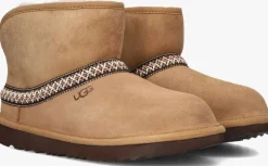 cognac ugg vachtlaarzen classic mini crescent 1