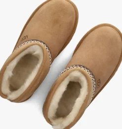 cognac ugg vachtlaarzen classic mini crescent 1