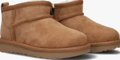 cognac ugg vachtlaarzen classic utra mini t
