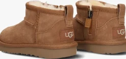cognac ugg vachtlaarzen classic utra mini t