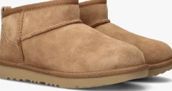 cognac ugg vachtlaarzen classic ultra mini kids
