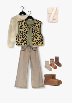 cognac ugg vachtlaarzen kids classic mini platform