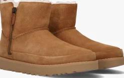 cognac ugg vachtlaarzen w classic zip mini