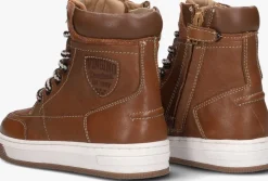 cognac vingino hoge sneakers sil xhi