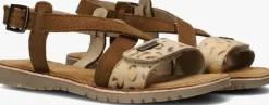 cognac vingino sandalen evaline