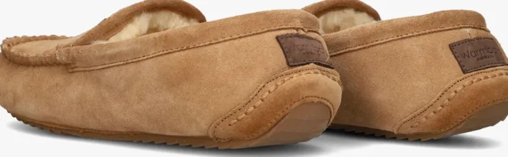 cognac warmbat pantoffels earlwood
