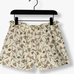 creme baje studio korte broek rosa