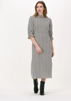 creme bruuns bazaar midi jurk acai clearence dress