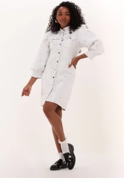 creme bruuns bazaar mini jurk prunella adrine dress